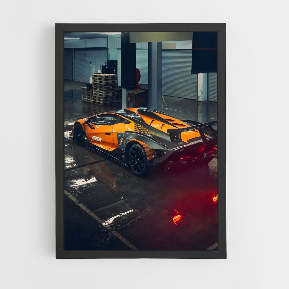 Poster Stationnement Urbain – affiche Lamborghini (vue 2)